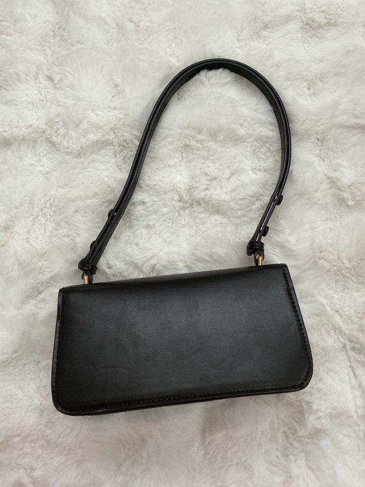 Zara Acıkahve Deri Kadın Çanta - Görsel 4