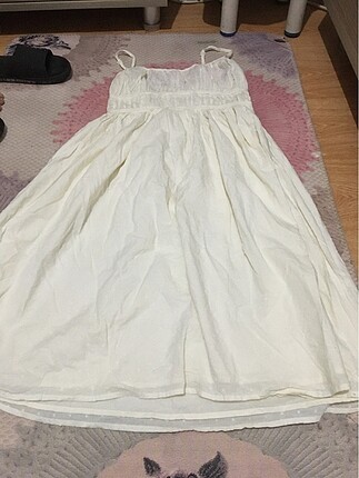 H&M beyaz elbise