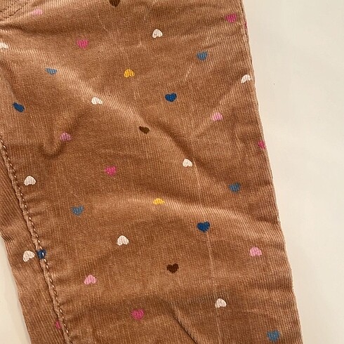4 Yaş Beden camel Renk H & m kadife pantolon