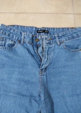 Yüksek bel mom jean - Görsel 2