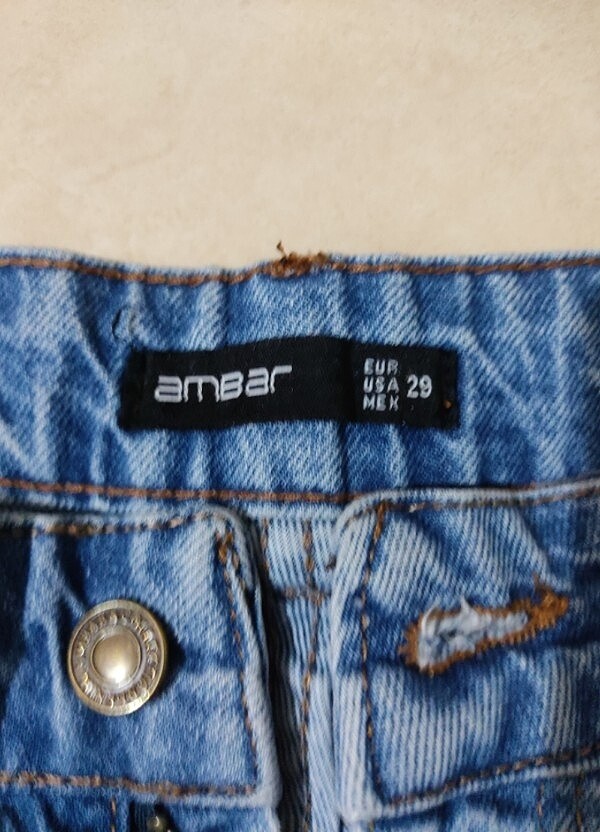 Yüksek bel mom jean - Görsel 3