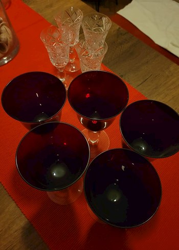 Paşabahçe Bordo Kadehler Seti - Görsel 3