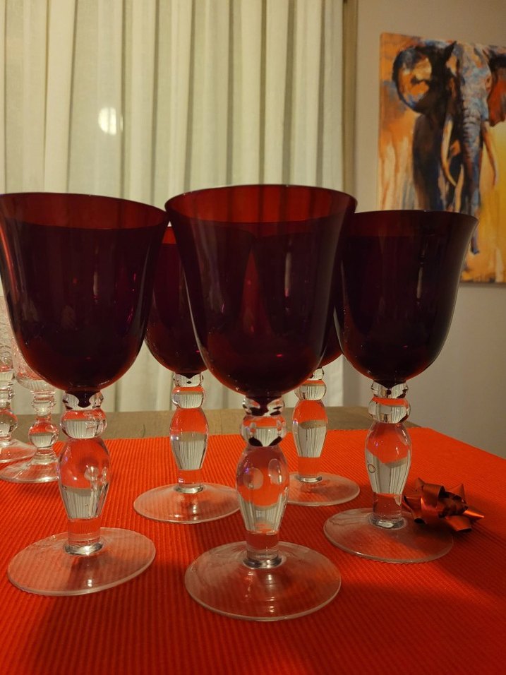 Paşabahçe Bordo Kadehler Seti - Görsel 2