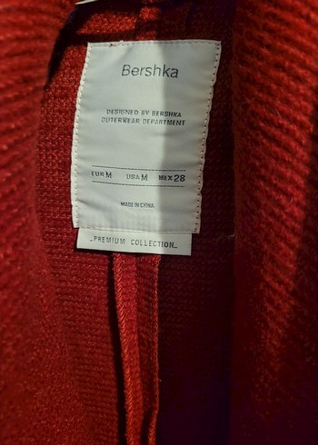 Bershka Kadın Uzun Fular Yaka Kaban - Görsel 3