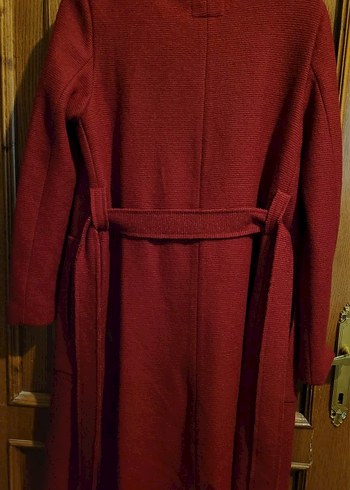 Bershka Kadın Uzun Fular Yaka Kaban - Görsel 2