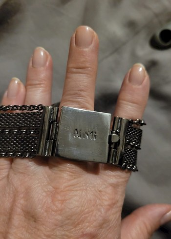 Zincir Detaylı Turkuaz Vintage Bileklik - Görsel 4