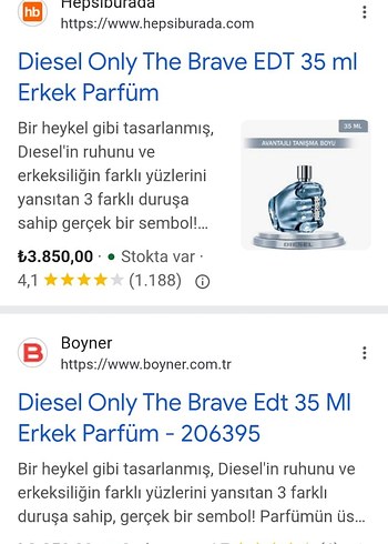 Diesel Erkek Parfümü - Görsel 9
