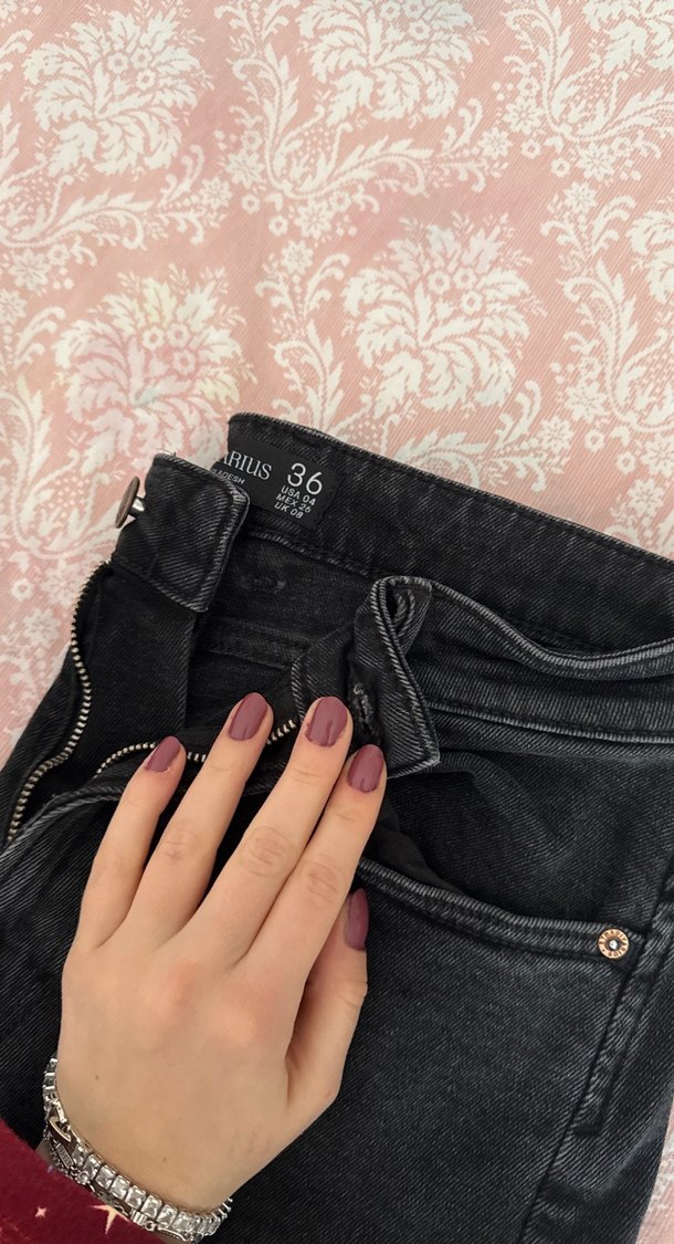 Stradivarius siyah jeans - Görsel 2