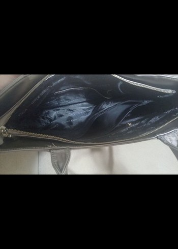 Gri Deri Kadın Omuz Çantası - Görsel 3