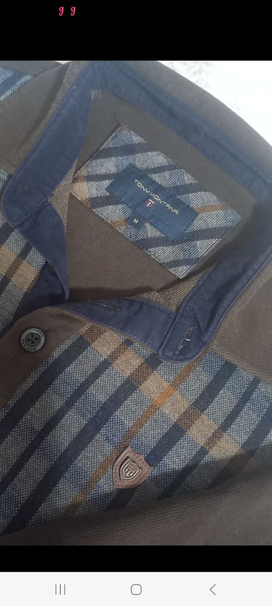 Düğmeli Kahverengi Erkek  Kazak - Görsel 3