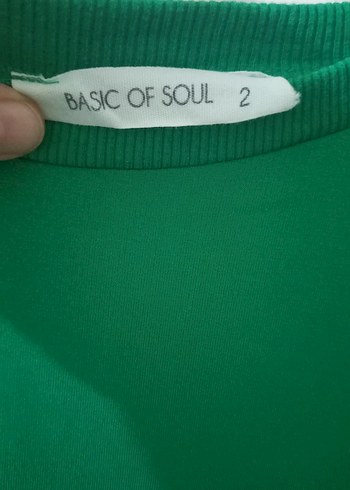 Yeşil Rahat Kesim Midi Tunik - Görsel 4