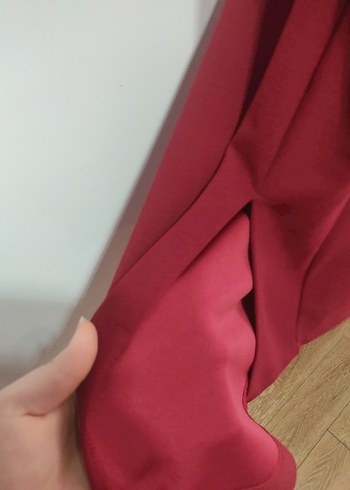 36 Beden Bordo Zincir Askılı Midi Elbise