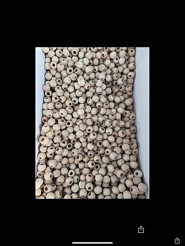  Ahşap ham boncuk 14 mm 200 gram