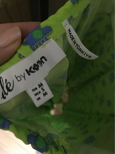 m Beden koton elbise