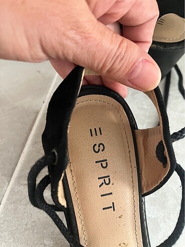 38 Beden Esprit siyah ayakkabı