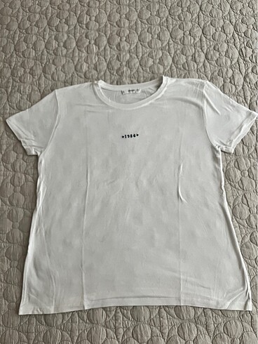 Mango Beyaz Tshirt