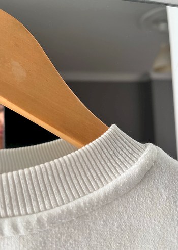 Beyaz Brooklyn New York Baskılı Sweatshirt - Görsel 5