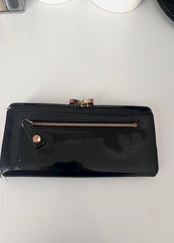 Siyah Deri Tokalı Kadın Portföy Çanta - Görsel 3