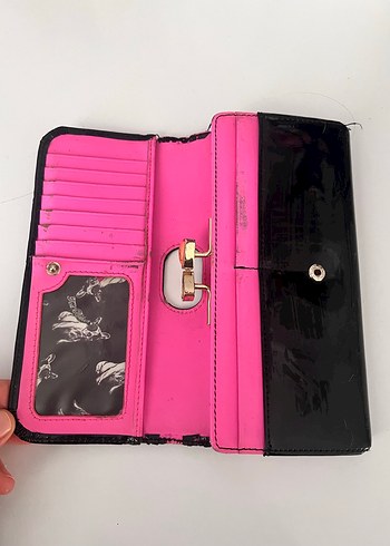 Siyah Deri Tokalı Kadın Portföy Çanta - Görsel 4