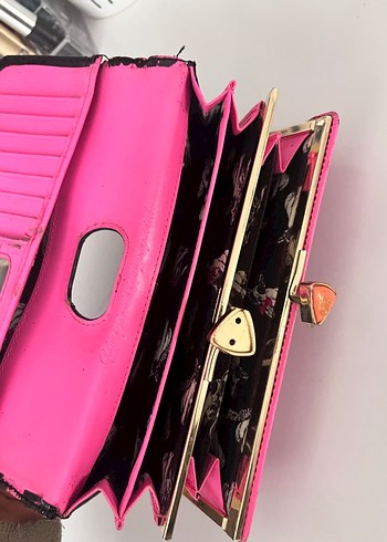 Siyah Deri Tokalı Kadın Portföy Çanta - Görsel 5