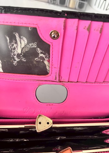 Siyah Deri Tokalı Kadın Portföy Çanta - Görsel 6