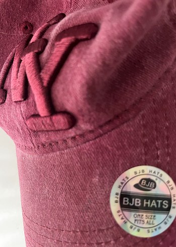 NY Bordo Şapka - Görsel 4