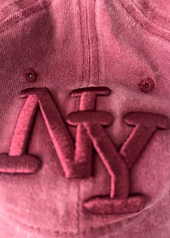 NY Bordo Şapka - Görsel 3