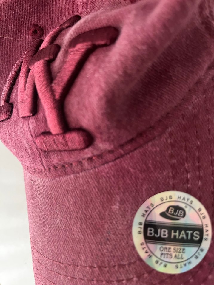 NY Bordo Şapka - Görsel 4