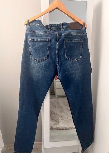 Erkek Lacivert Denim Regular Fit Jean - Görsel 4