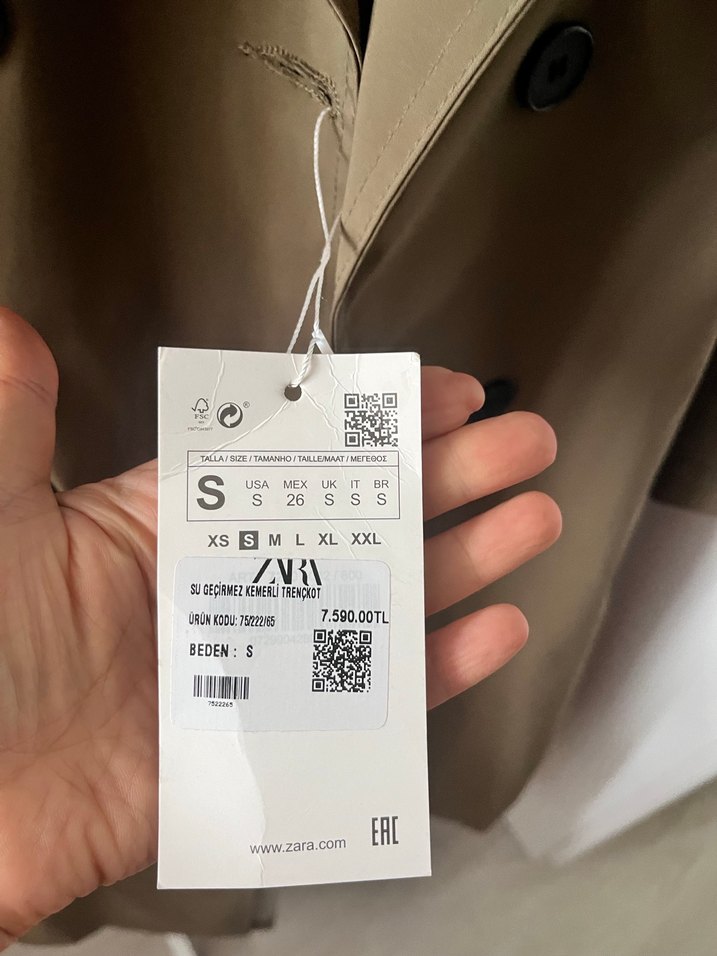 Zara Trençkot - Görsel 3