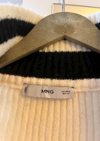 Yarım Fermuarlı Beyaz Örgü Kadın Kazak - Görsel 6