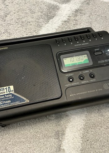 Siyah Dijital Panasonic Radyo & Müzik Sistemi - Görsel 4