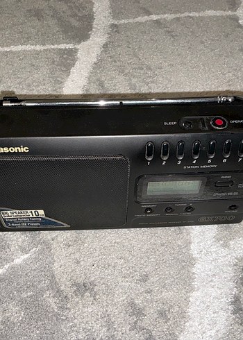 Siyah Dijital Panasonic Radyo & Müzik Sistemi - Görsel 10