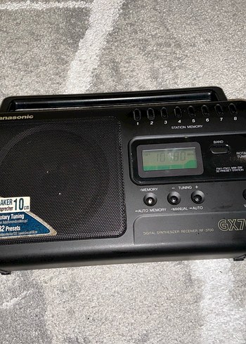 Siyah Dijital Panasonic Radyo & Müzik Sistemi - Görsel 9