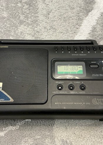 Siyah Dijital Panasonic Radyo & Müzik Sistemi - Görsel 2