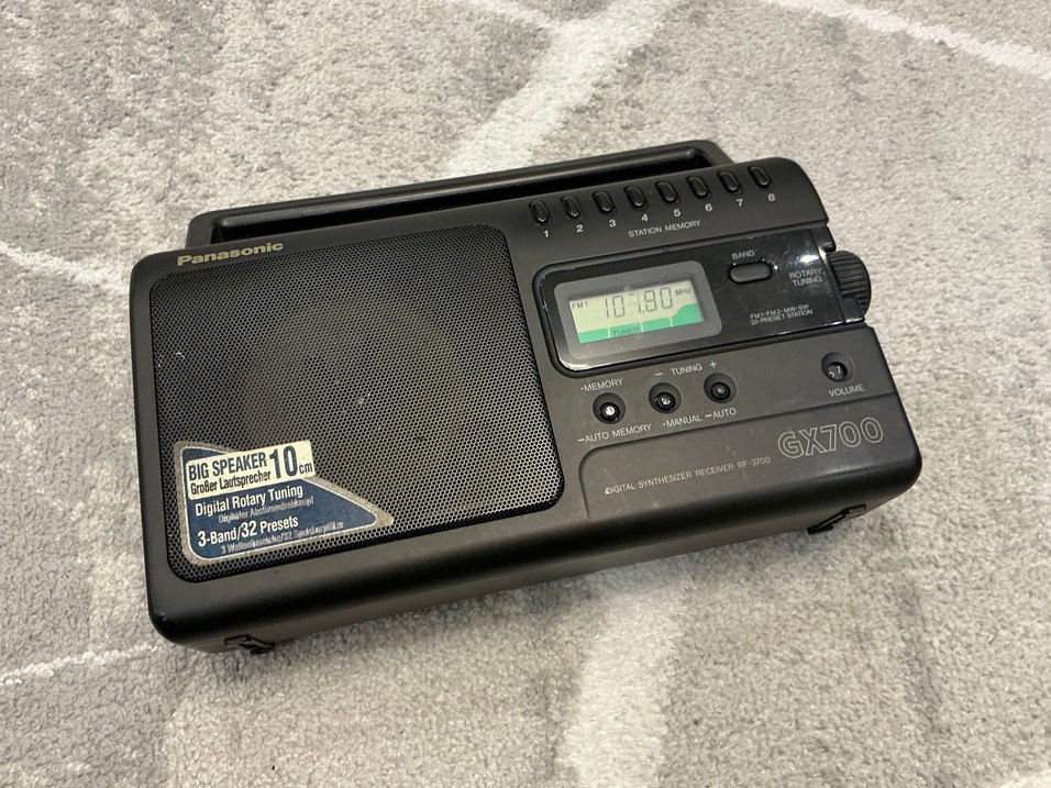 Siyah Dijital Panasonic Radyo & Müzik Sistemi - Görsel 4