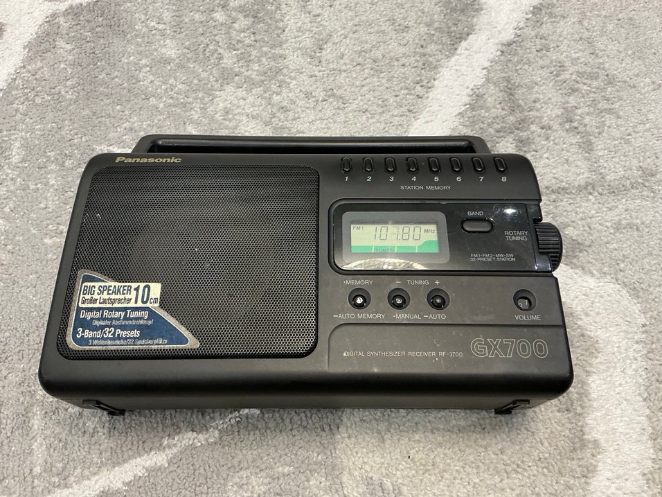 Siyah Dijital Panasonic Radyo & Müzik Sistemi - Görsel 2