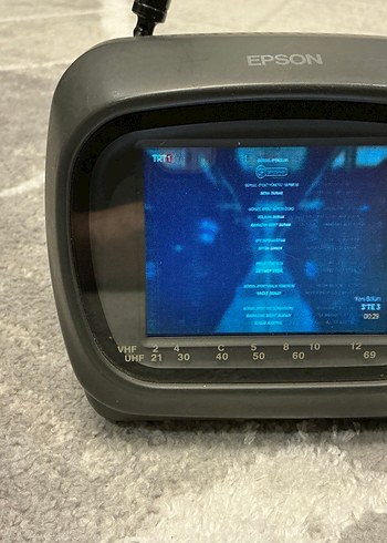 Gri Epson Mini Televizyon Monitörü - Görsel 4