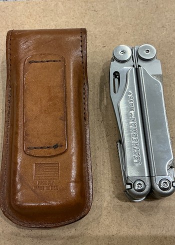 Leatherman Çok Fonksiyonlu Katlanır Araç ve Deri Kılıfı - Görsel 2