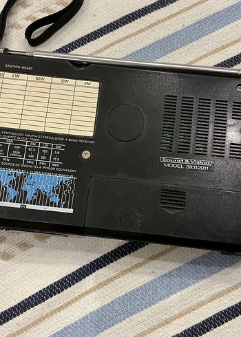 Sangean Ats-802 Radio Stereo dünya radyosu sound&vision olarak - Görsel 6