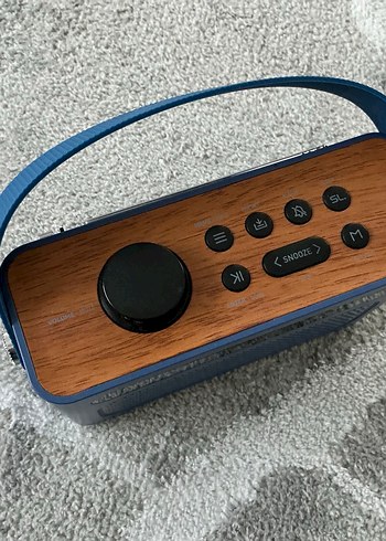 Mavi taşınabilir müzik sistemi - Görsel 10