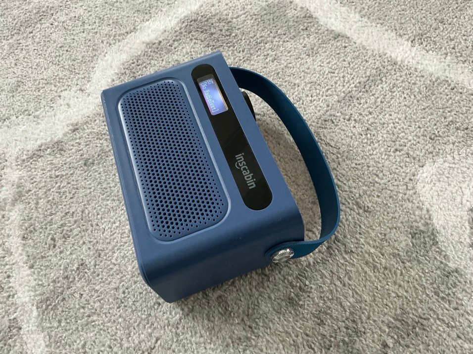 Mavi taşınabilir müzik sistemi - Görsel 5