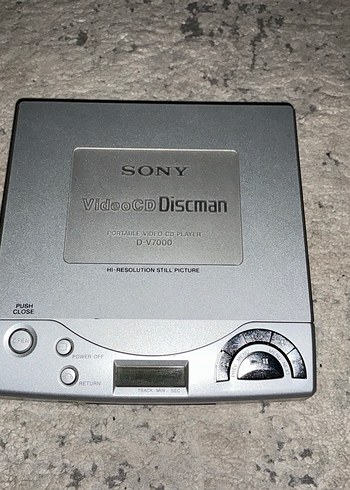 Sony Video CD Discman D-V7000 Taşınabilir Video CD Çalar arızalı - Görsel 3