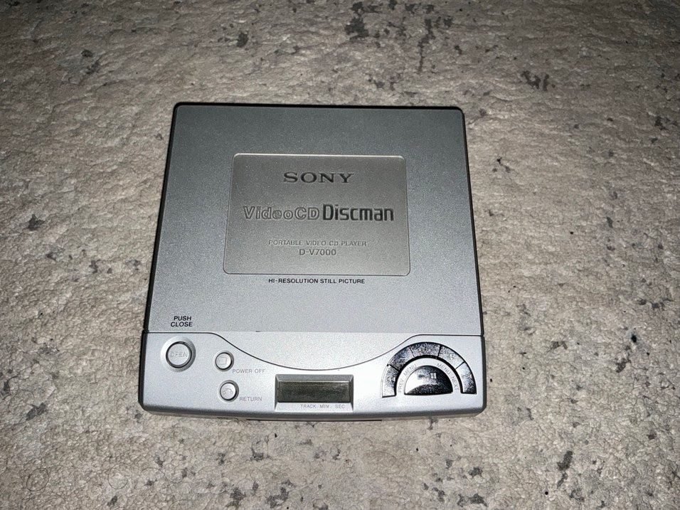 Sony Video CD Discman D-V7000 Taşınabilir Video CD Çalar arızalı - Görsel 3