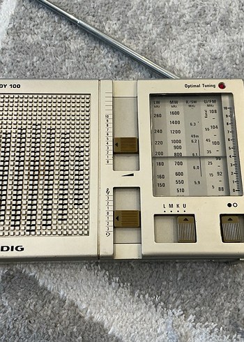 Beyaz Gri grundig Radyo Müzik Sistemi - Görsel 2