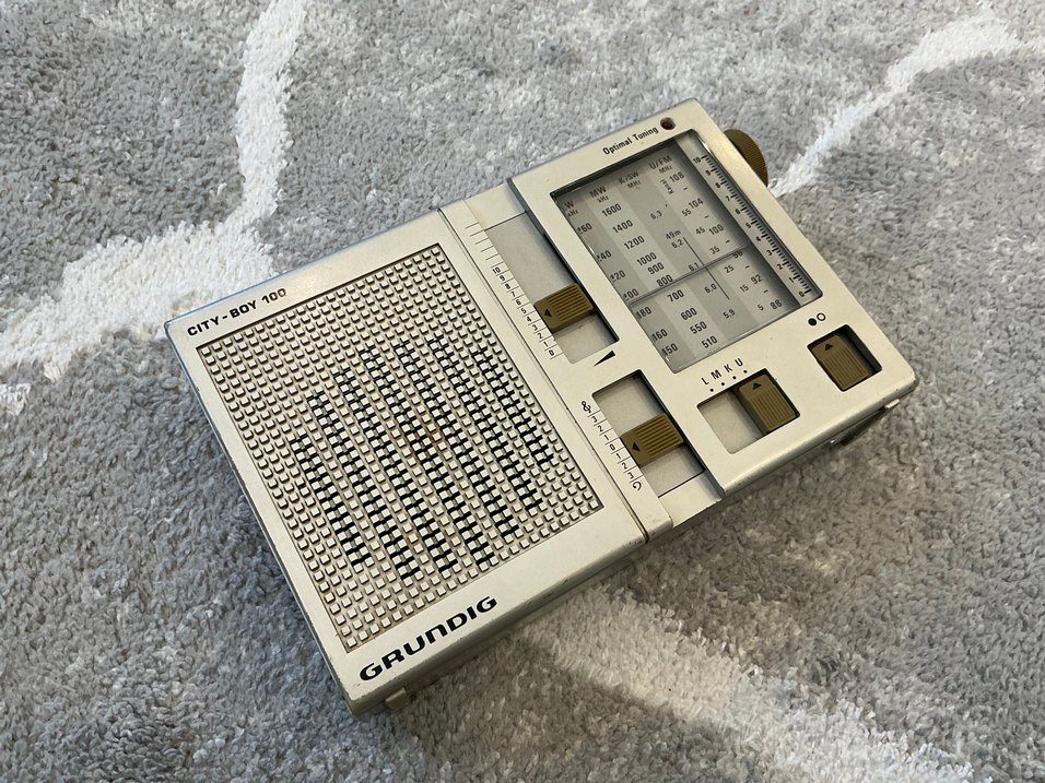 Beyaz Gri grundig Radyo Müzik Sistemi - Görsel 3