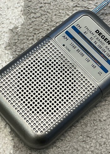 DEGEN FM/AM 2 Bantlı Gri Radyo - Görsel 4