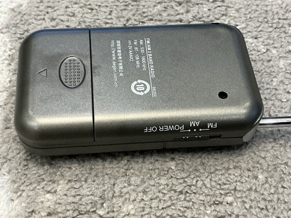 DEGEN FM/AM 2 Bantlı Gri Radyo - Görsel 5