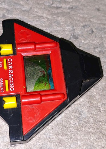 1980-90 lı yıllar Car Racing Oyuncak Araba - Görsel 2