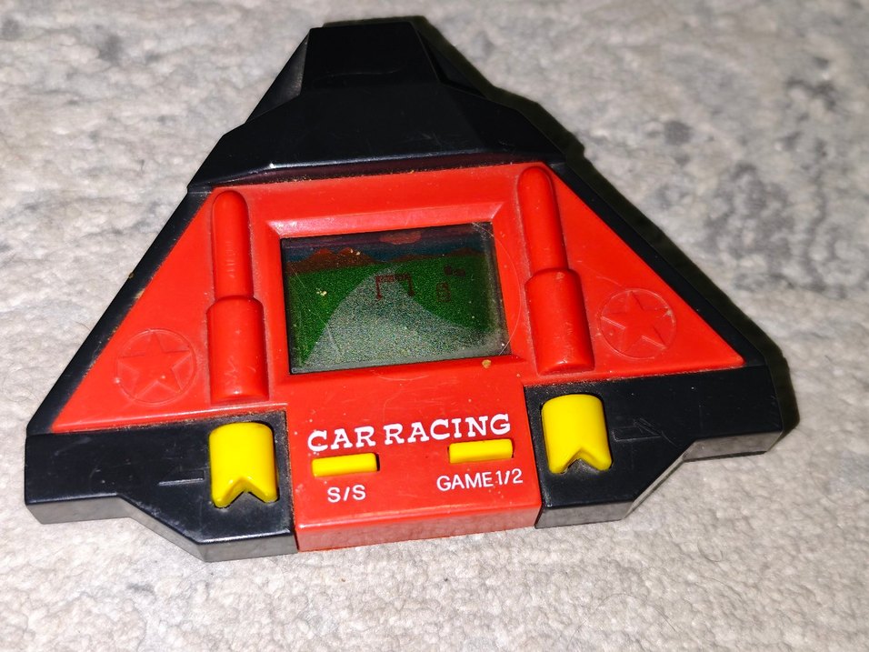 1980-90 lı yıllar Car Racing Oyuncak Araba - Görsel 4